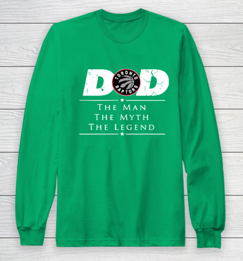 Toronto Raptors NBA Basketball Dad The Man The Myth The Legend Long Sleeve T-Shirt 4