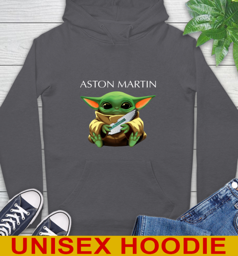 Star Wars Baby Yoda Hugs Aston Martin Car Shirt 19