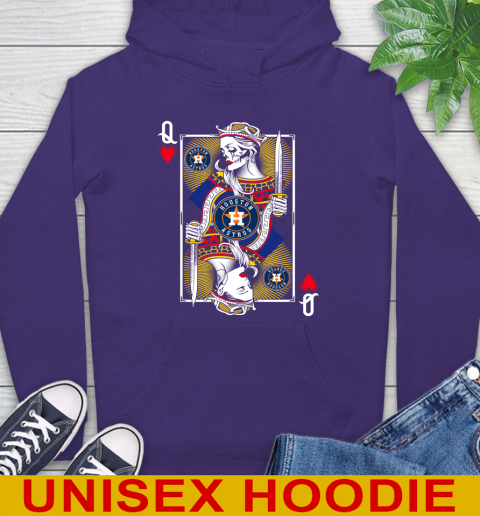 MLB Baseball Houston Astros The Queen Of Hearts Card Shirt Hoodie 5