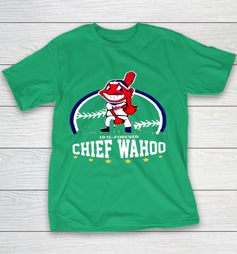 Chief Wahoo distressed Cleveland Youth T-Shirt 3