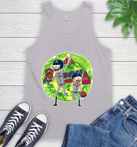 MLB Atlanta Braves Rick And Morty Baseball Sports Tank Top 4