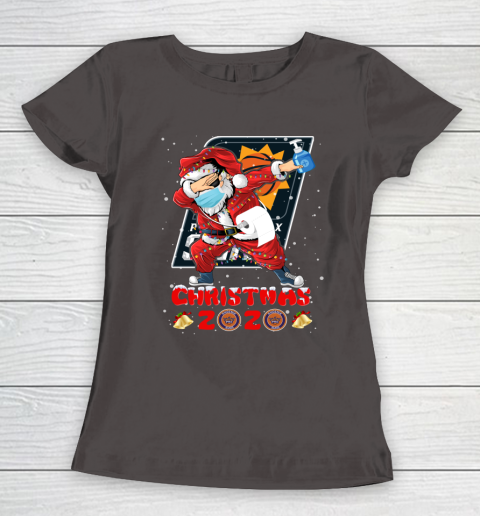 Phoenix Suns Funny Santa Claus Dabbing Christmas 2020 NBA Women's T-Shirt 7