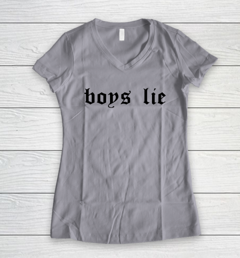 Boys Lie Women's V-Neck T-Shirt 2