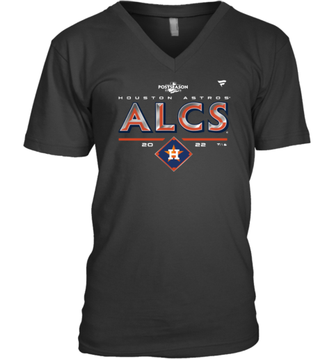 Fanatics Branded Houston Astros Alcs Black 2022 Division Series Winner Locker Room V-Neck T-Shirt
