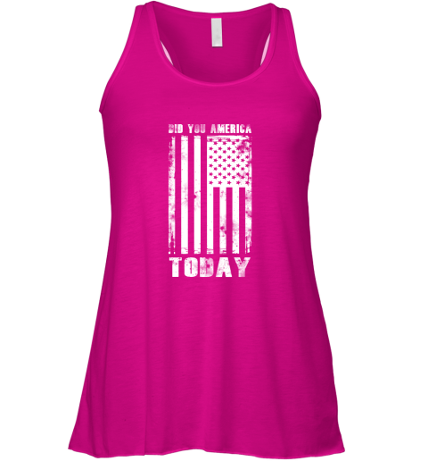 Did You America Today Racerback Tank