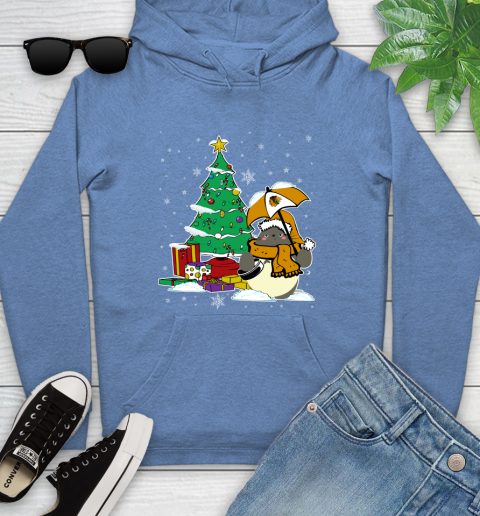 Chicago Blackhawks NHL Hockey Cute Tonari No Totoro Christmas Sports Youth Hoodie 13