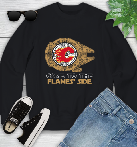 NHL Come To The Calgary Flames Wars Hockey Sports Youth Sweatshirt