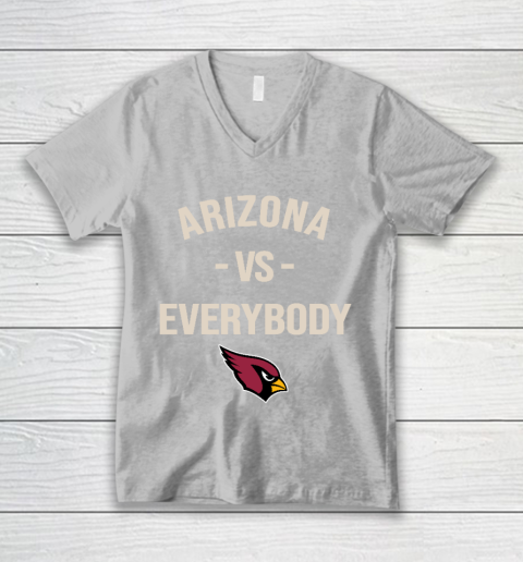 Arizona Cardinals Vs Everybody V-Neck T-Shirt 3
