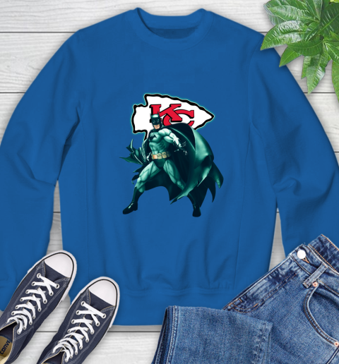 NFL Batman Football Sports Kansas City Chiefs Sweatshirt 8