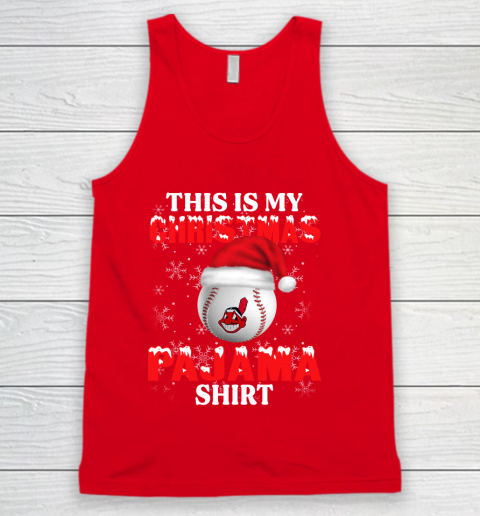 Cleveland Indians This Is My Christmas Pajama Shirt MLB Tank Top 5