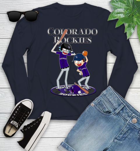 MLB Colorado Rockies Rick And Morty Baseball 127