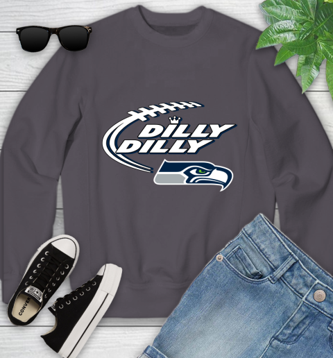 NFL Seattle Seahawks Dilly Dilly Football Sports Youth Sweatshirt 6