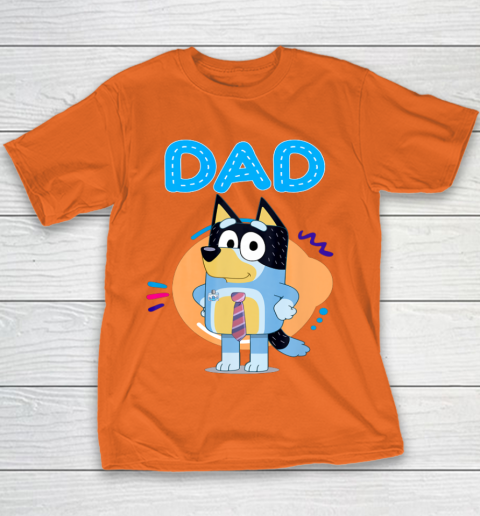 Bluey Dad Lover Forever Father's Day Youth T-Shirt 6