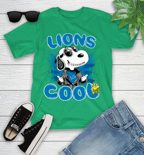 NFL Football Detroit Lions Cool Snoopy Shirt Youth T-Shirt 7