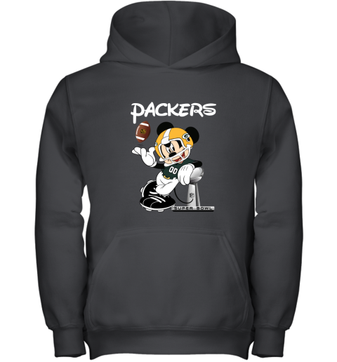 Mickey Packers Taking The Super Bowl Trophy Football Youth Hoodie