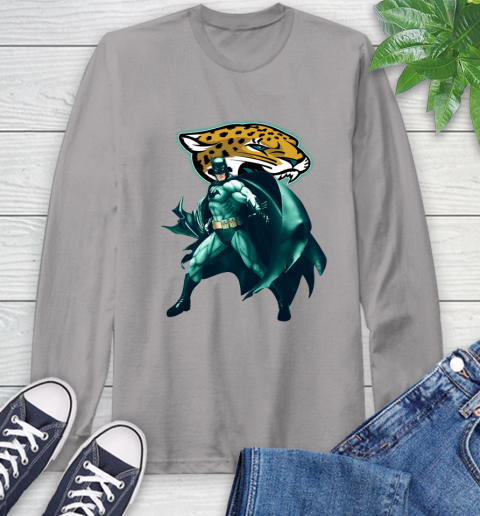 NFL Batman Football Sports Jacksonville Jaguars Long Sleeve T-Shirt 6