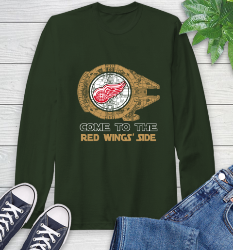 NHL Come To The Detroit Red Wings Wars Hockey Sports Long Sleeve T-Shirt 7