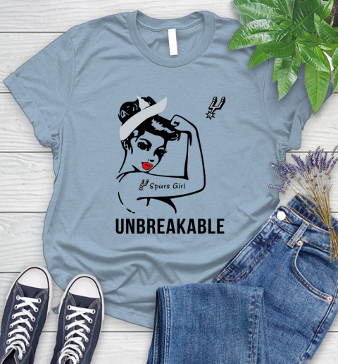 NBA San Antonio Spurs Girl Unbreakable Basketball Sports Women's T-Shirt 6