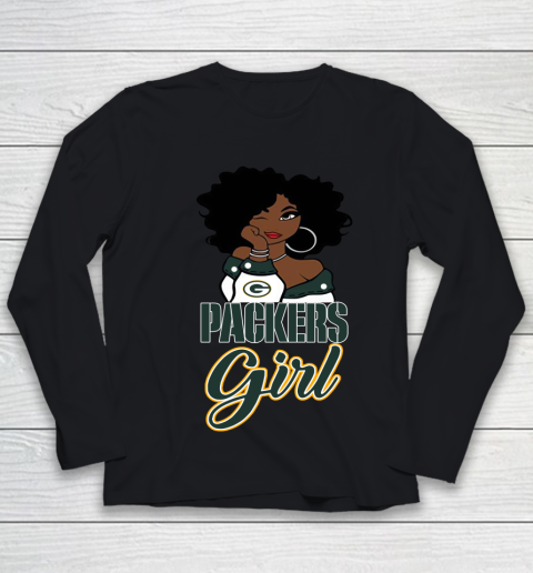Green Bay Packers Girl NFL Youth Long Sleeve