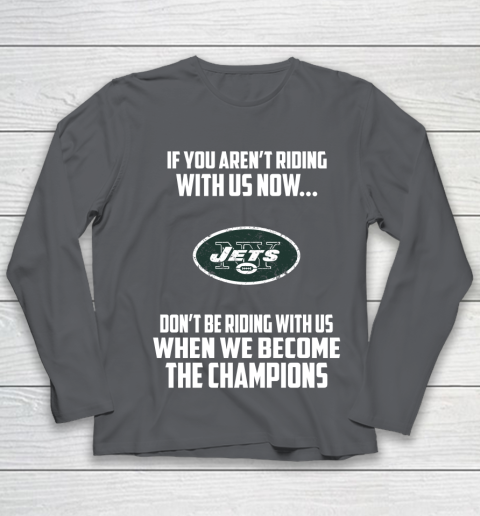 NFL New York Jets Football We Become The Champions Youth Long Sleeve 6