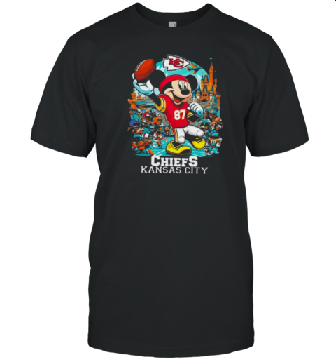 NFL Kansas City Chiefs Mickey Mouse 2024 T-Shirt