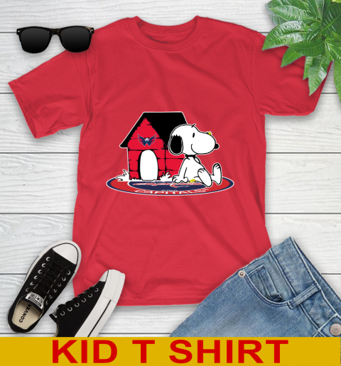 NHL Hockey Washington Capitals Snoopy The Peanuts Movie Shirt Youth T-Shirt 10