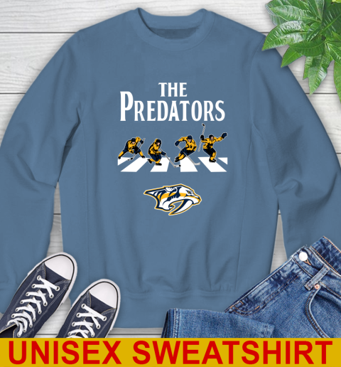 NHL Hockey Nashville Predators The Beatles Rock Band Shirt Sweatshirt 10