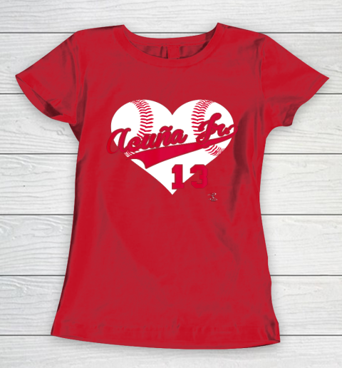 Ronald Acuna Jr Baseball Heart Gameday Women's T-Shirt 9