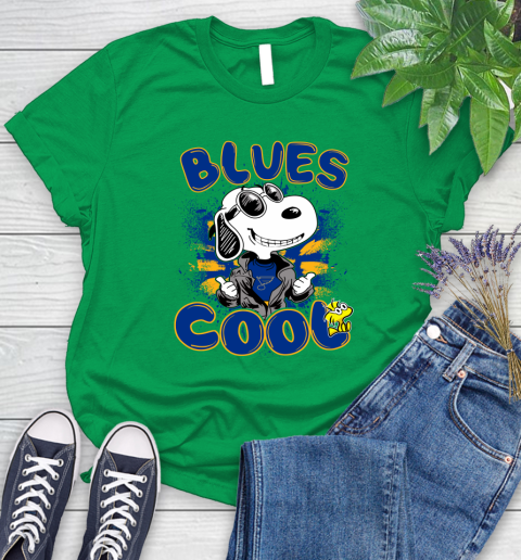 NHL Hockey St.Louis Blues Cool Snoopy Shirt Women's T-Shirt - Image 8