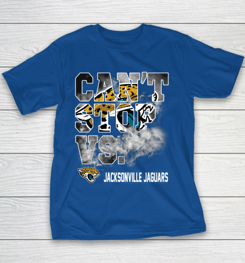 NFL Jacksonville Jaguars Can't Stop Vs Youth T-Shirt 6