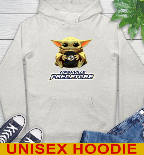 NHL Hockey Nashville Predators Star Wars Baby Yoda Shirt 24
