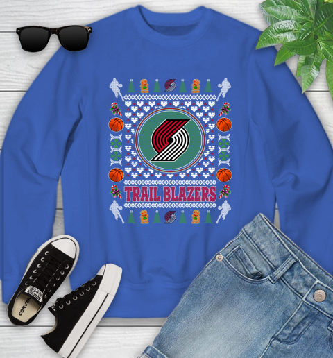Portland Trail Blazers Merry Christmas NBA Basketball Loyal Fan Ugly Shirt 121