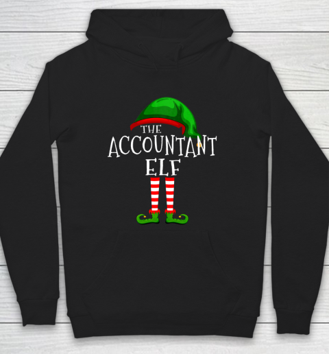 Accountant Elf Family Matching Group Christmas Gift Funny Hoodie