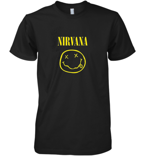 Nirvana Yellow Smiley Face Premium Men's T-Shirt