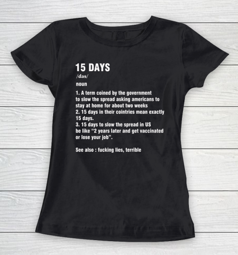 15 Days To Slow The Spread Shirt Funny Women's T-Shirt