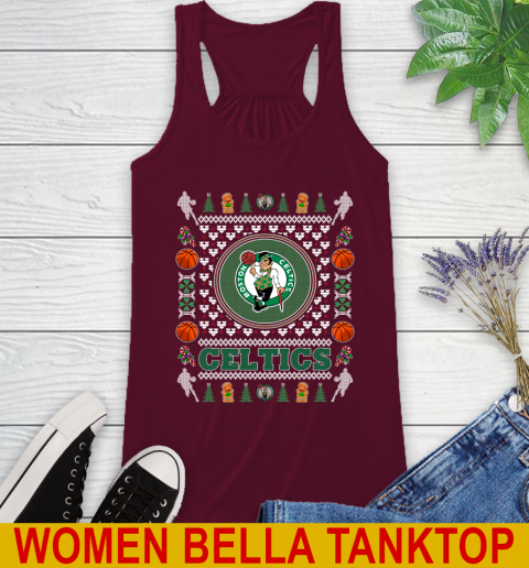 Boston Celtics Merry Christmas NBA Basketball Loyal Fan Racerback Tank 2