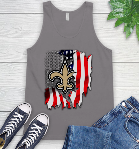 New Orleans Saints NFL Football American Flag Tank Top 6