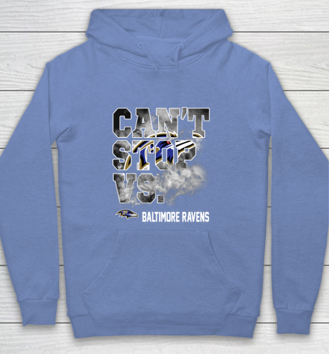 NFL Baltimore Ravens Can't Stop Vs Youth Hoodie 9 NFL Baltimore Ravens Can't Stop Vs Youth Hoodie - Image 9