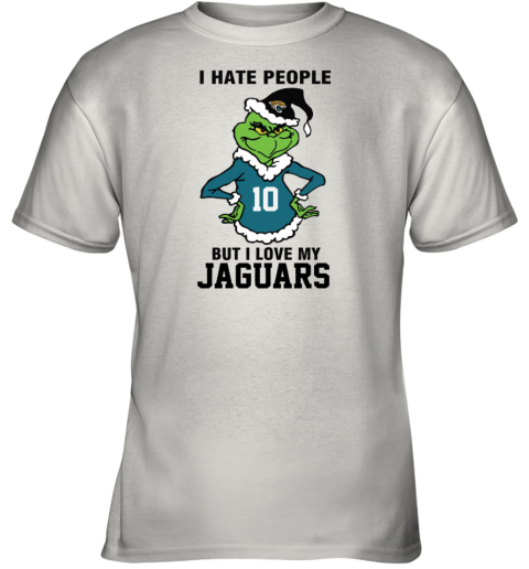I Hate People But I Love My Jaguars Jacksonville Jaguars NFL Teams Youth T-Shirt