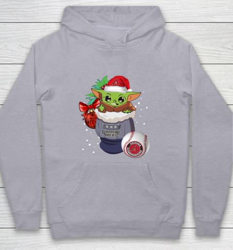 Arizona Diamondbacks Christmas Baby Yoda Star Wars Funny Happy MLB Youth Hoodie 5