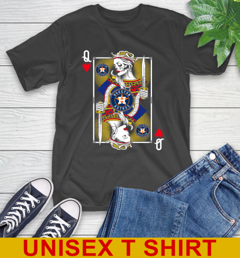 MLB Baseball Houston Astros The Queen Of Hearts Card Shirt T-Shirt