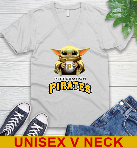 MLB Baseball Pittsburgh Pirates Star Wars Baby Yoda Shirt 49