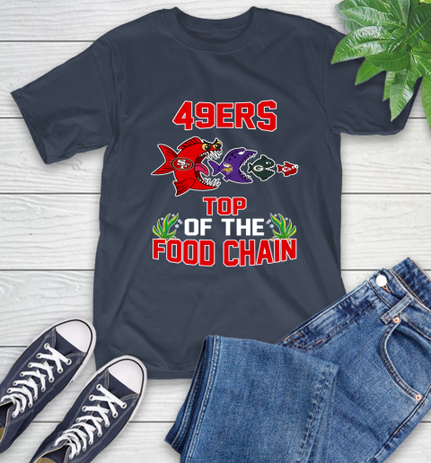 San Francisco 49ers Top Of The Food Chain NFL Shirts 3