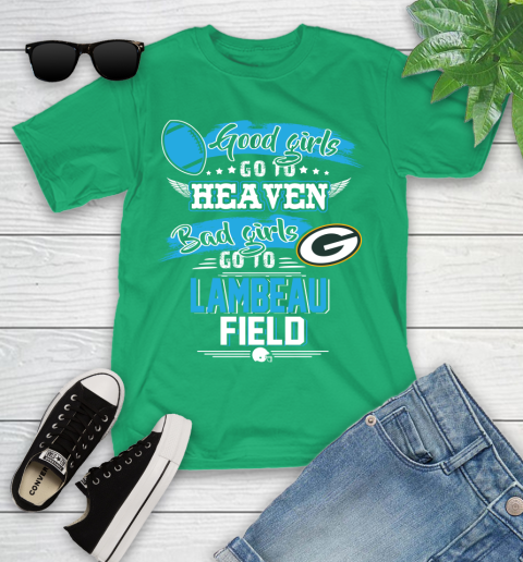 Green Bay Packers NFL Bad Girls Go To Lambeau Field Shirt Youth T-Shirt 8