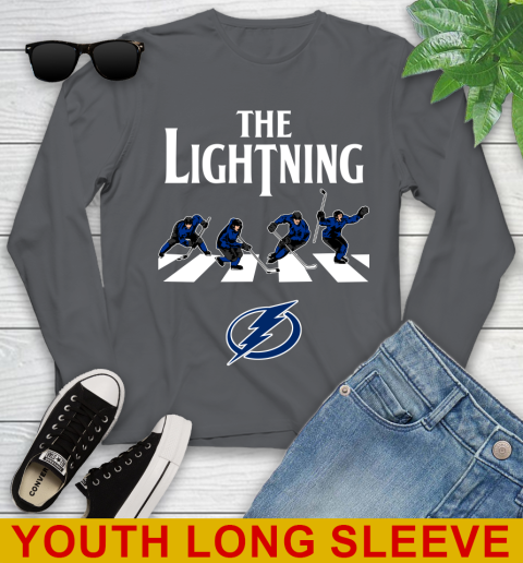 NHL Hockey Tampa Bay Lightning The Beatles Rock Band Shirt Youth Long Sleeve 9