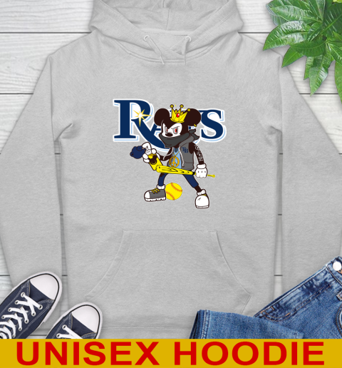 Tampa Bay Rays MLB Baseball Mickey Peace Sign Sports Hoodie 6