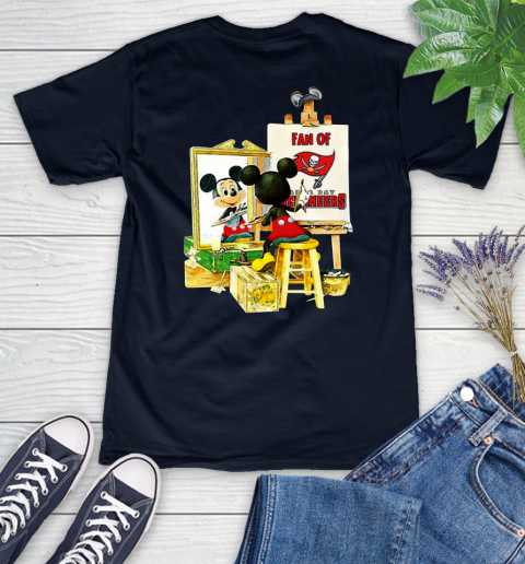 NFL Football Tampa Bay Buccaneers Mickey Drawing Shirt 73