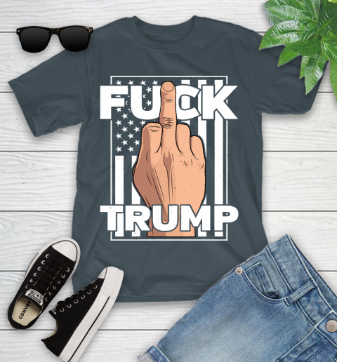 Fuck Trump Middle Finger Anti Republican T Shirt 102