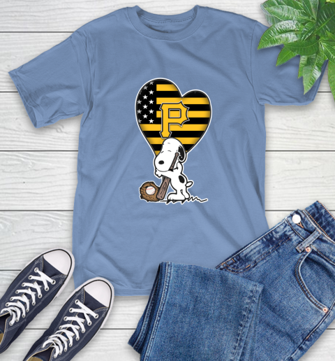 Pittsburgh Pirates MLB Baseball The Peanuts Movie Adorable Snoopy T-Shirt 11