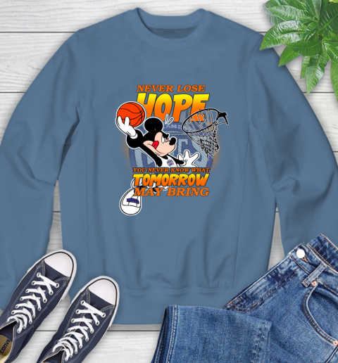 Sacramento Kings NBA Basketball Mickey Disney Never Lose Hope Sweatshirt 8